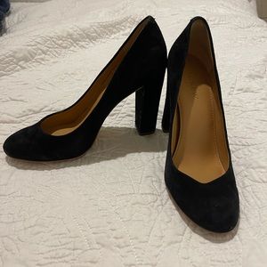JCrew Black Round Toe Pumps - Size 7